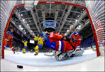 13 февраля 2014 года. Сочи. XXII зимние Олимпийские игры. Хоккей. Женщины. Групповой этап. Швеция — Россия — 1:3
