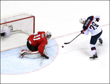 21 февраля 2014 года. Сочи. XXII зимние Олимпийские игры. Хоккей. 1/2 финала. США — Канада — 0:1