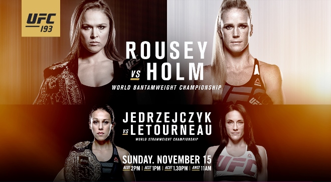 Постер к турниру UFC 193 Постер к турниру UFC 193