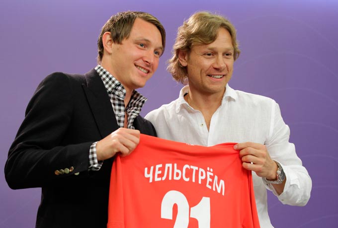 Валерий Карпин и Ким Чельстрём