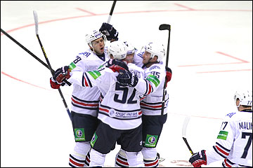 26 сентября 2013 года. Челябинск. Регулярный чемпионат КХЛ.