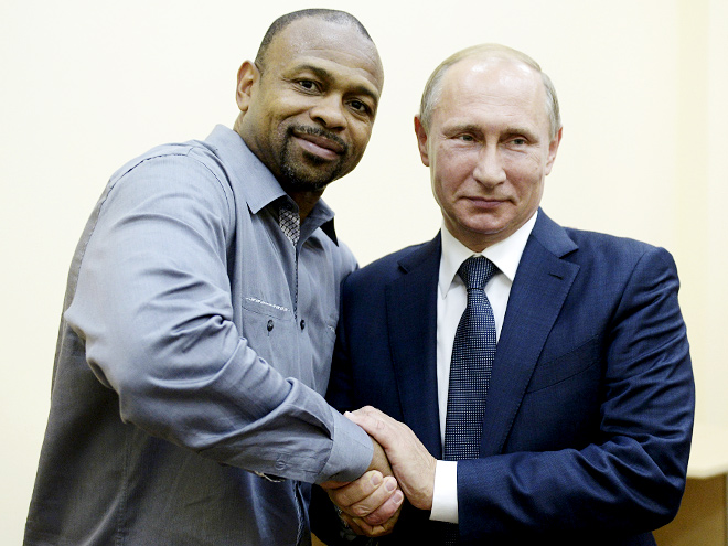 Рой Джонс и Владимир Путин Рой Джонс и Владимир Путин