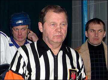 Юрий Карандин на матче ветеранов
