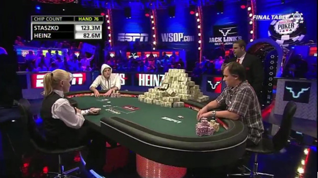 HeadsUp за финальным столом Main Event WSOP-2011 HeadsUp за финальным столом Main Event WSOP-2011