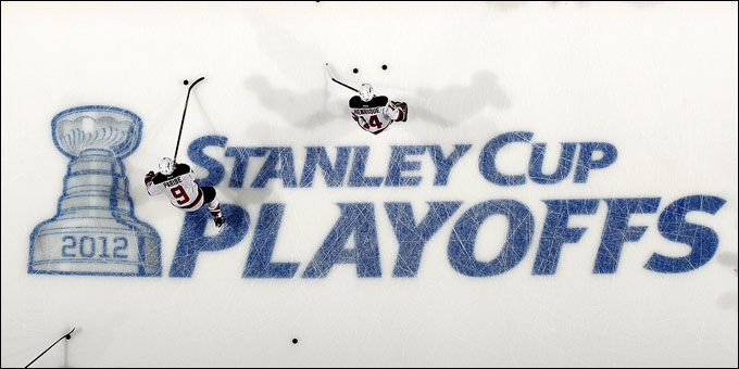 27 апреля 2012 года. Санрайз. Плей-офф НХЛ. 1/8 финала. "Флорида Пантерз" — "Нью-Джерси Девилз" — 2:3 (2ОТ)