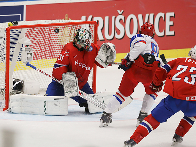 Сборная России выиграла у Норвегии – 6:2