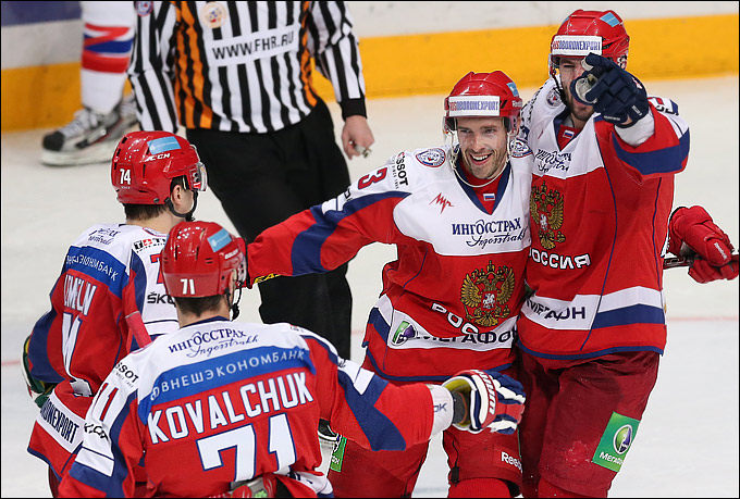 Ковальчук, Дацюк и Радулов показали на Кубке Первого канала хоккей высочайшего уровня