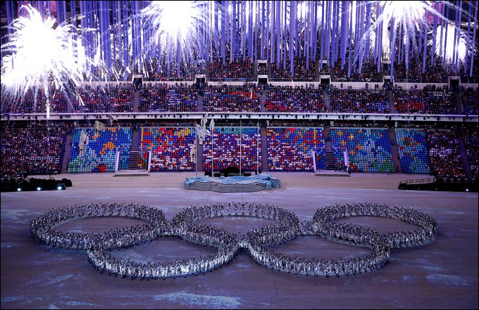 Церемония закрытия XXII Зимних Олимпийских игр в Сочи