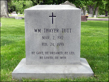 Могила Тайера Татта на кладбище "Рон Вест" в Колорадо