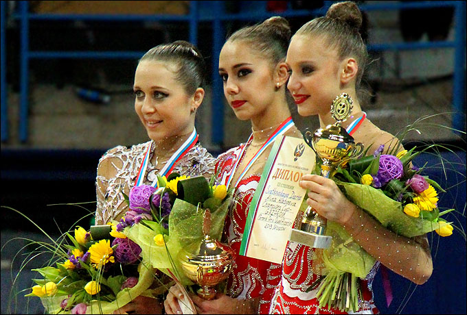 Победитель и призёры Кубка чемпионок "Газпром" имени Алины Кабаевой