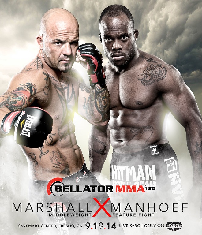Постер к турниру Bellator 125 Постер к турниру Bellator 125