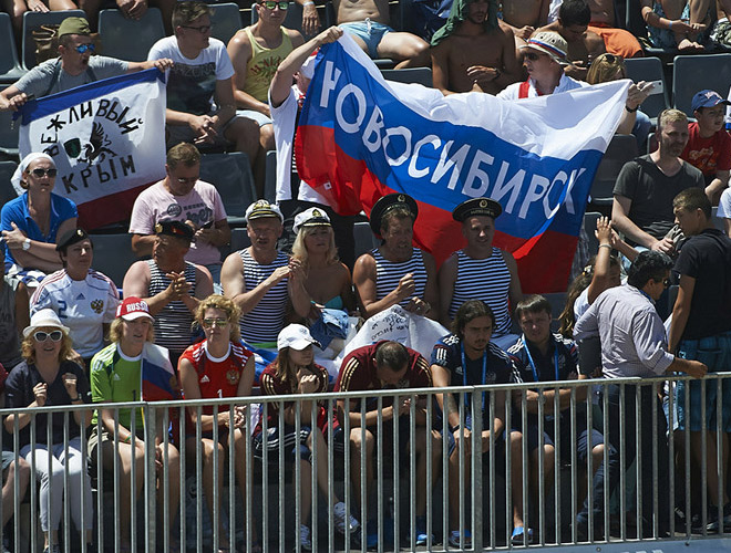 Сборная России в Португалии не остаётся без активной поддержки Сборная России в Португалии не остаётся без активной поддержки