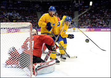 23 февраля 2014 года. Сочи. XXII зимние Олимпийские игры. Хоккей. Финал. Швеция — Канада — 0:3
