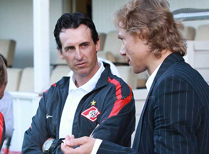 Валерий Карпин и Унаи Эмери