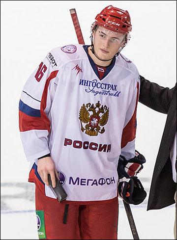 В первом матче Иван Барбашев был признан лучшим игроком сборной России