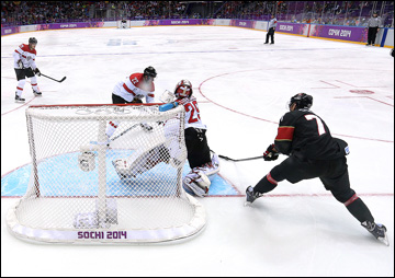 14 февраля 2014 года. Сочи. XXII зимние Олимпийские игры. Хоккей. Групповой этап. Канада — Австрия — 6:0