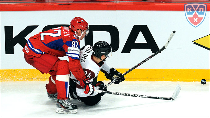 Евгений Медведев против сборной Латвии