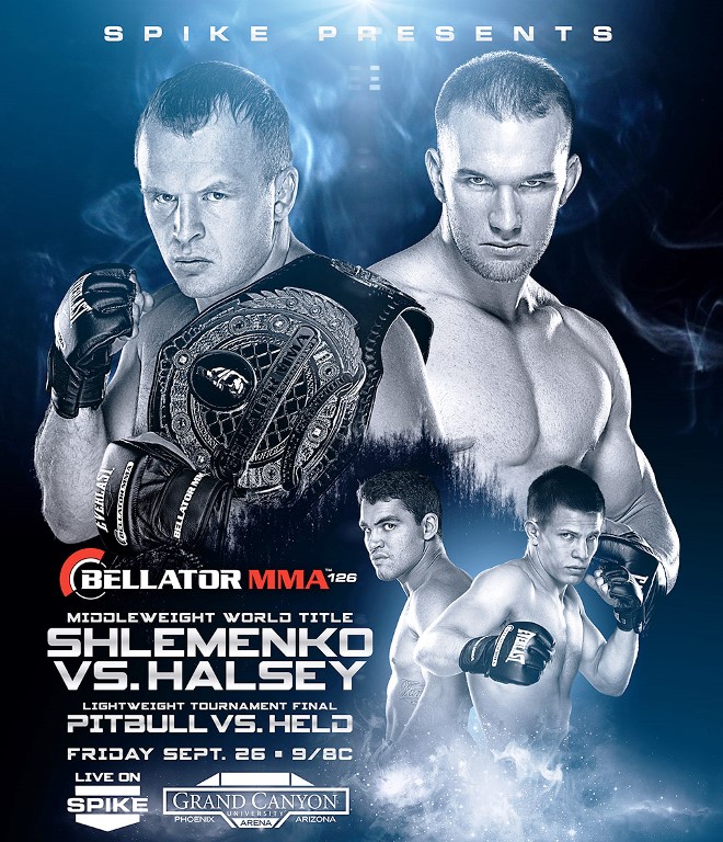 Постер к турниру Bellator 126 Постер к турниру Bellator 126