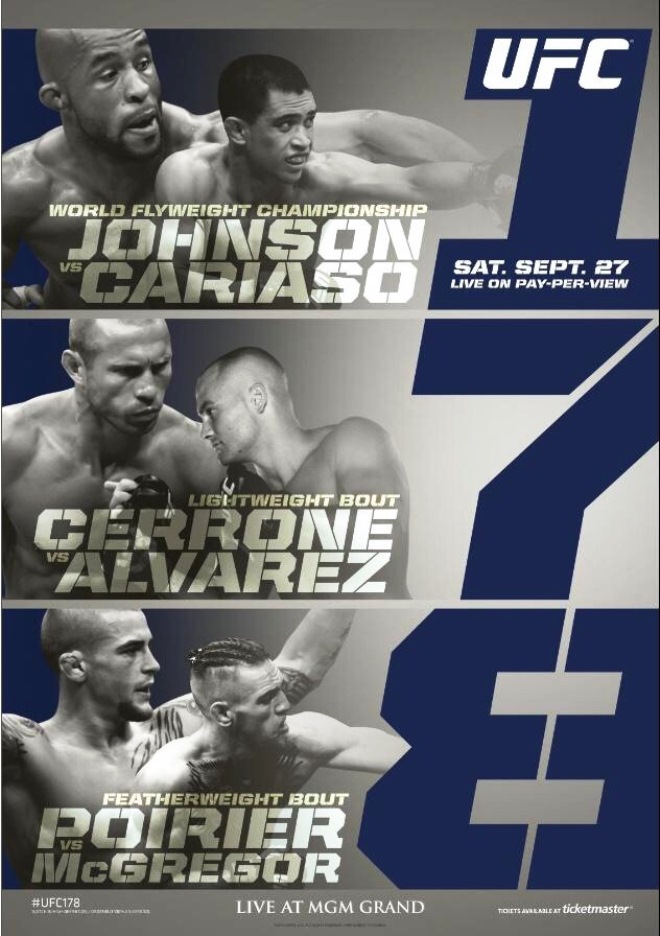 Постер к турниру UFC 178 Постер к турниру UFC 178