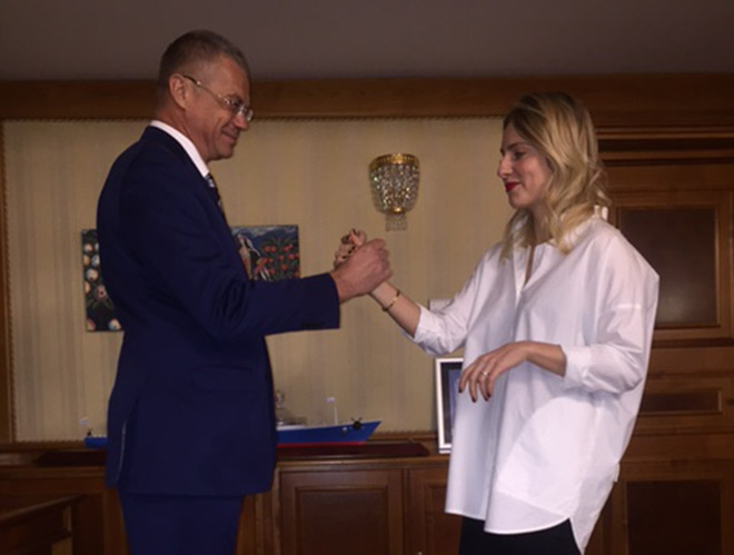 Александр Медведев и Ксения Первак Александр Медведев и Ксения Первак