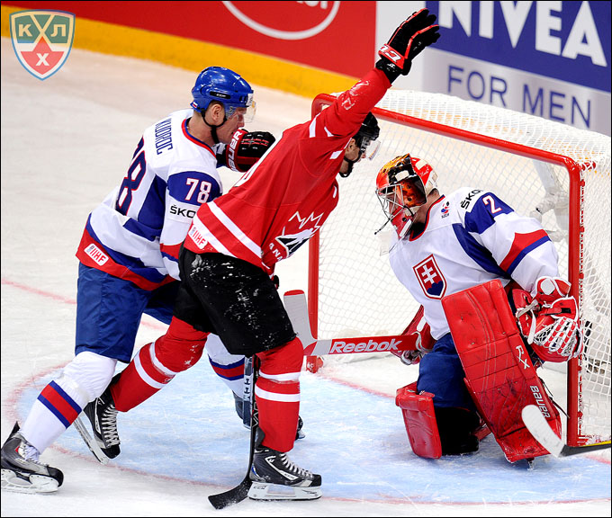 4 мая 2012 года. Хельсинки. Чемпионат мира. Групповой турнир. Канада — Словакия — 3:2