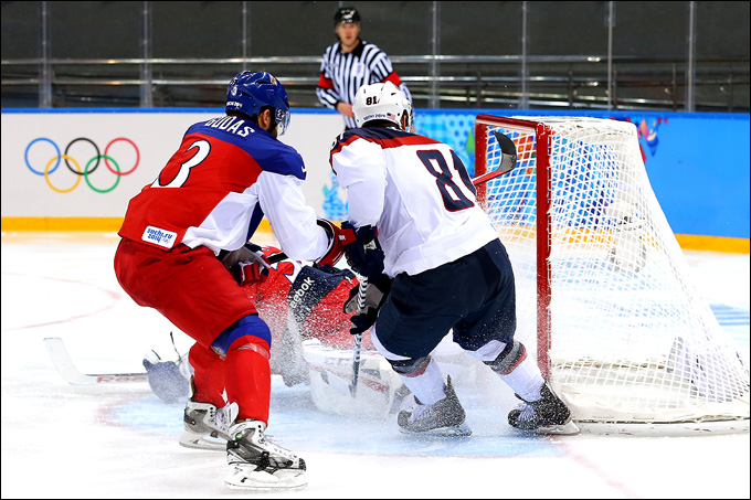 19 февраля 2014 года. Сочи. XXII зимние Олимпийские игры. Хоккей. 1/4 финала. США — Чехия — 5:2