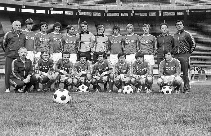 Молодёжная сборная СССР 1980 года — перед четвертьфинальным матчем с Италией