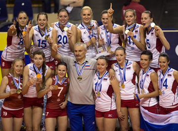 Женская сборная России — чемпион Европы 2013 года