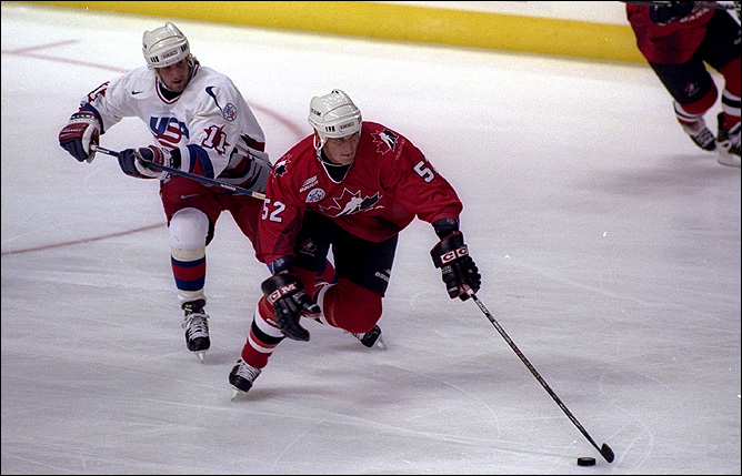Адам Фут в сборной Канады на Кубке мира-1996