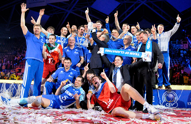 В 2012 году лучшим в Европе стал казанский «Зенит»