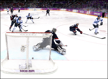 22 февраля 2014 года. Сочи. XXII зимние Олимпийские игры. Хоккей. Матч за 3-е место. США — Финляндия — 0:5