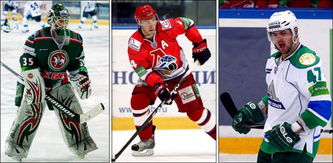 Петри Веханен, Карел Рахунек и Александр Радулов – три богатыря КХЛ в феврале.