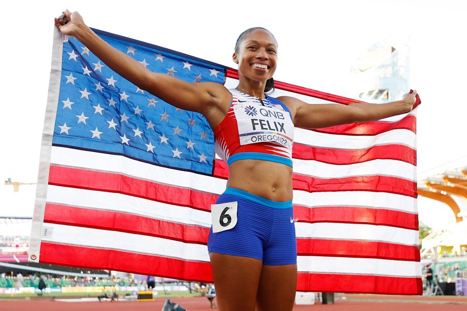 Allyson Felix World Championships