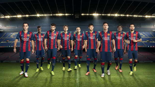 «Барселона» представила домашнюю форму на сезон-2014/15