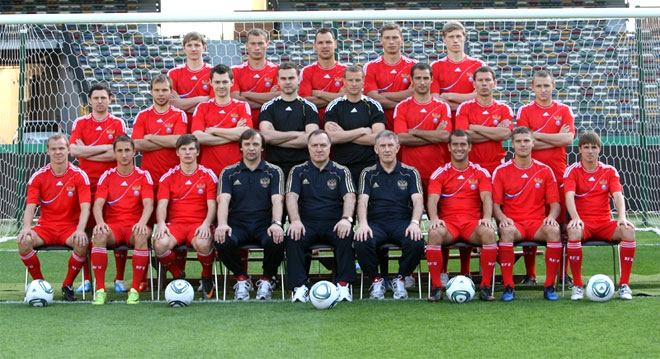 Футбольная форма сборной России 2010/11 белая