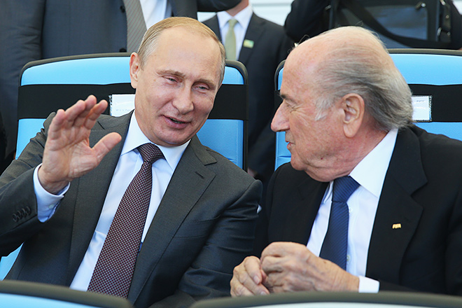 Путин находится на финальном матче чемпионата мира Германия — Аргентина