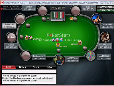 Sunday Million. November, 15th