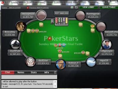 Sunday Million. 21th of August