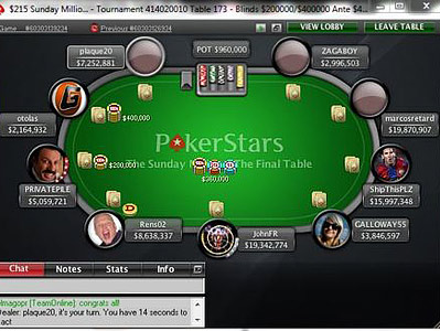 Sunday Million. 3rd of April