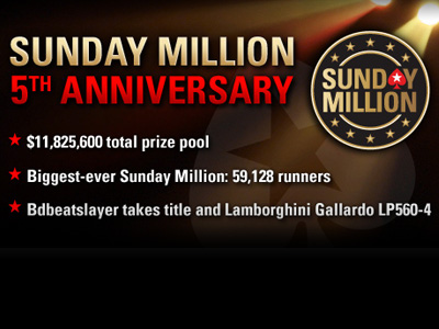 Sunday Million. Юбилейный выпуск