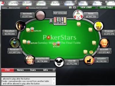 Sunday Million, 17th of July