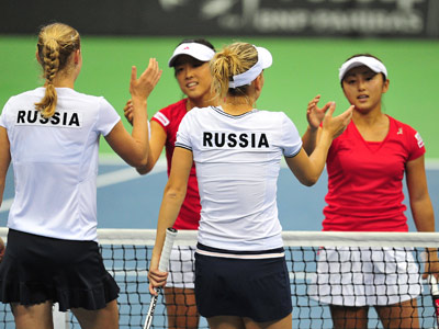 Россия сыграет со Словакией в полуфинале Fed Cup