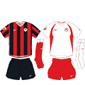 Игровая форма команды
Источник: www.colours-of-football.com