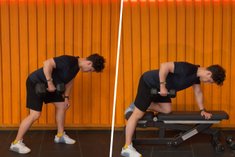 10 эффективных упражнения с гантелями на спину