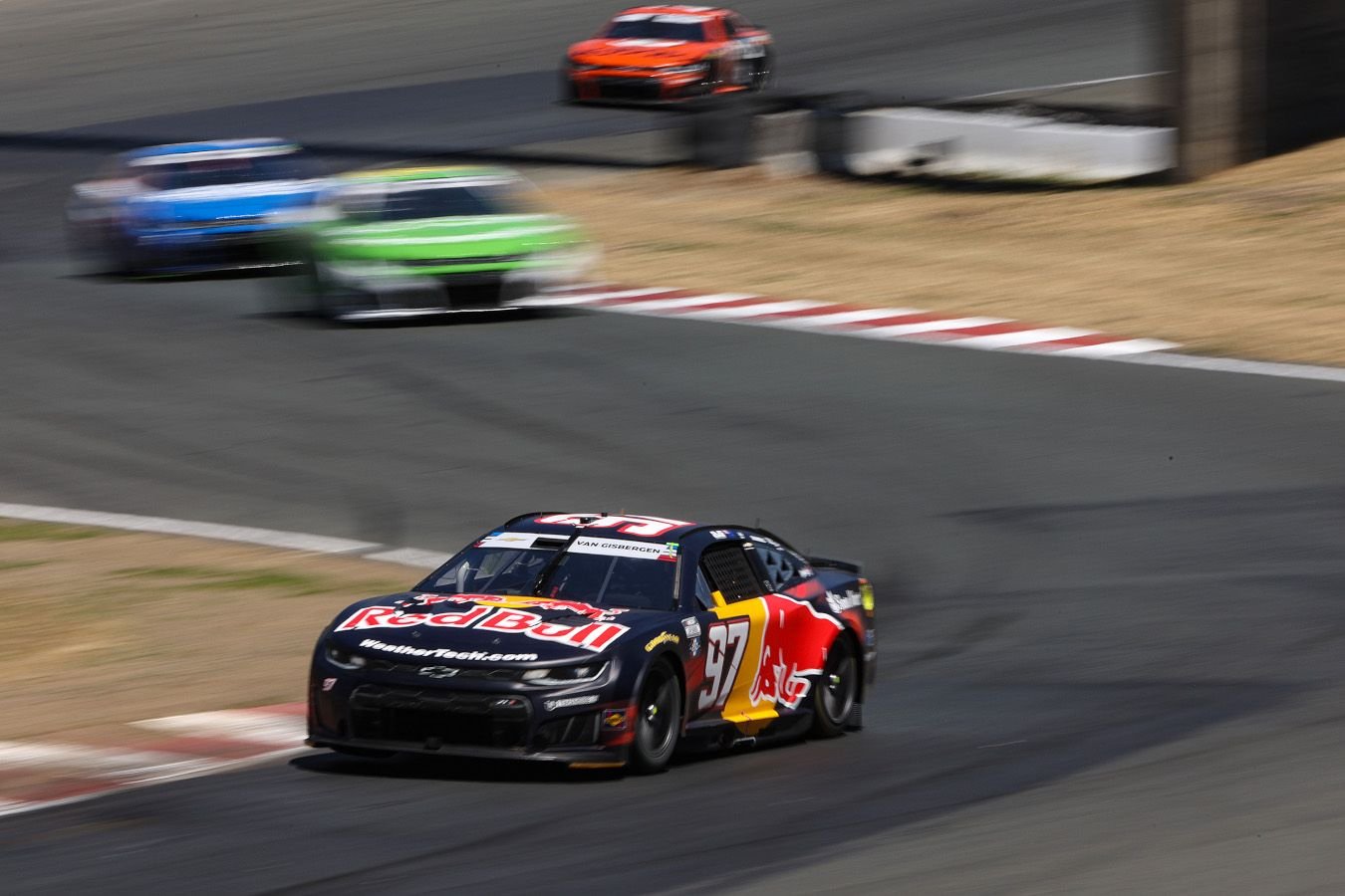 Ван Гисберген на этапе NASCAR Cup Series в Сономе