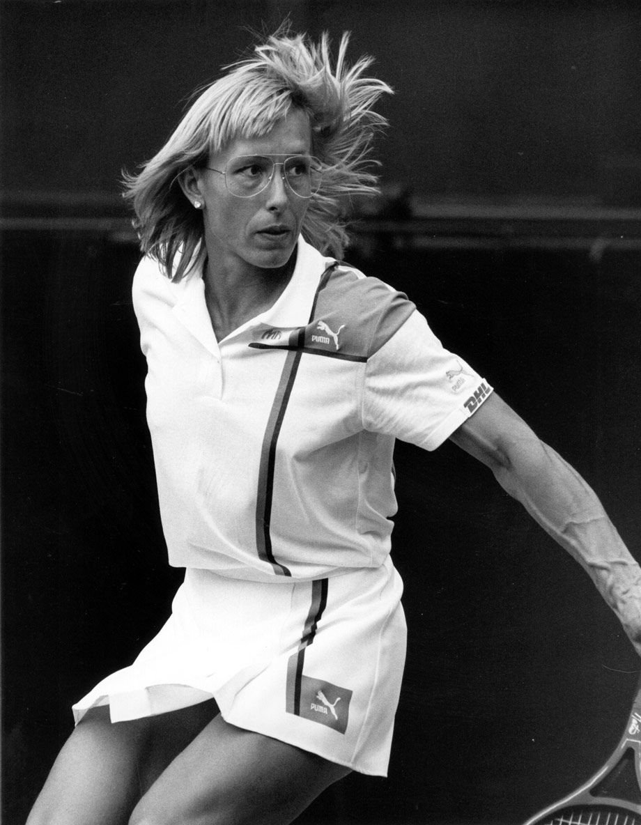 Теннисистка Мартина Навратилова 