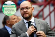 Геркус рассказал о суде с «Локомотивом». Показал своё смс Кикнадзе и ответил на претензии
