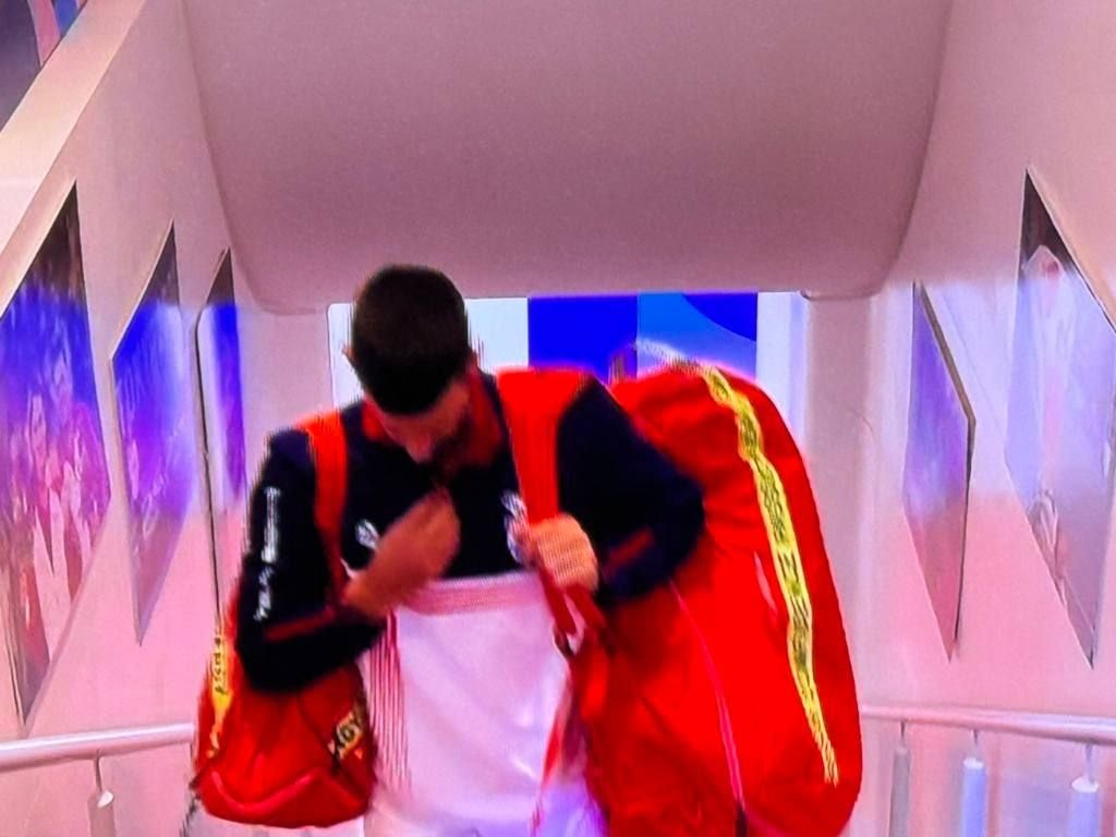 Новак Джокович идёт на матч
