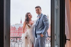 Александр Энберт и Алеся Данчук