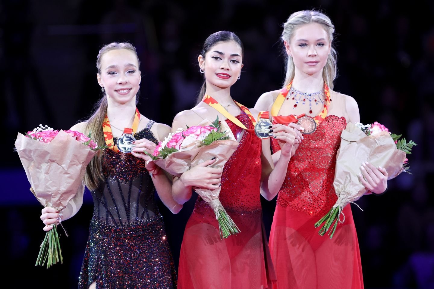 Пьедестал женщин на чемпионате России — 2026